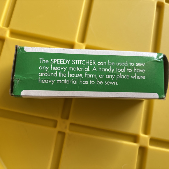 Vintage Speedy Stitcher Sewing Awl Kit Open Box - Picture 2 of 9